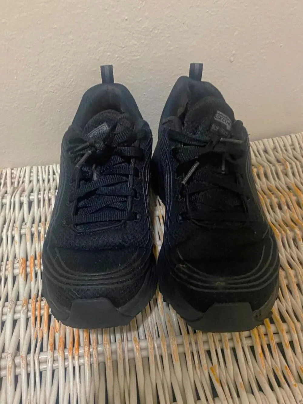 WOMEN'S SKECHERS WORK ELITE SLIP RESISTANT SHOES 7